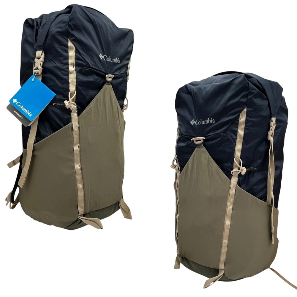 Columbia Tandem Trail 22L Backpack Collegiate Navy Blue Stone Green 22x15x7"